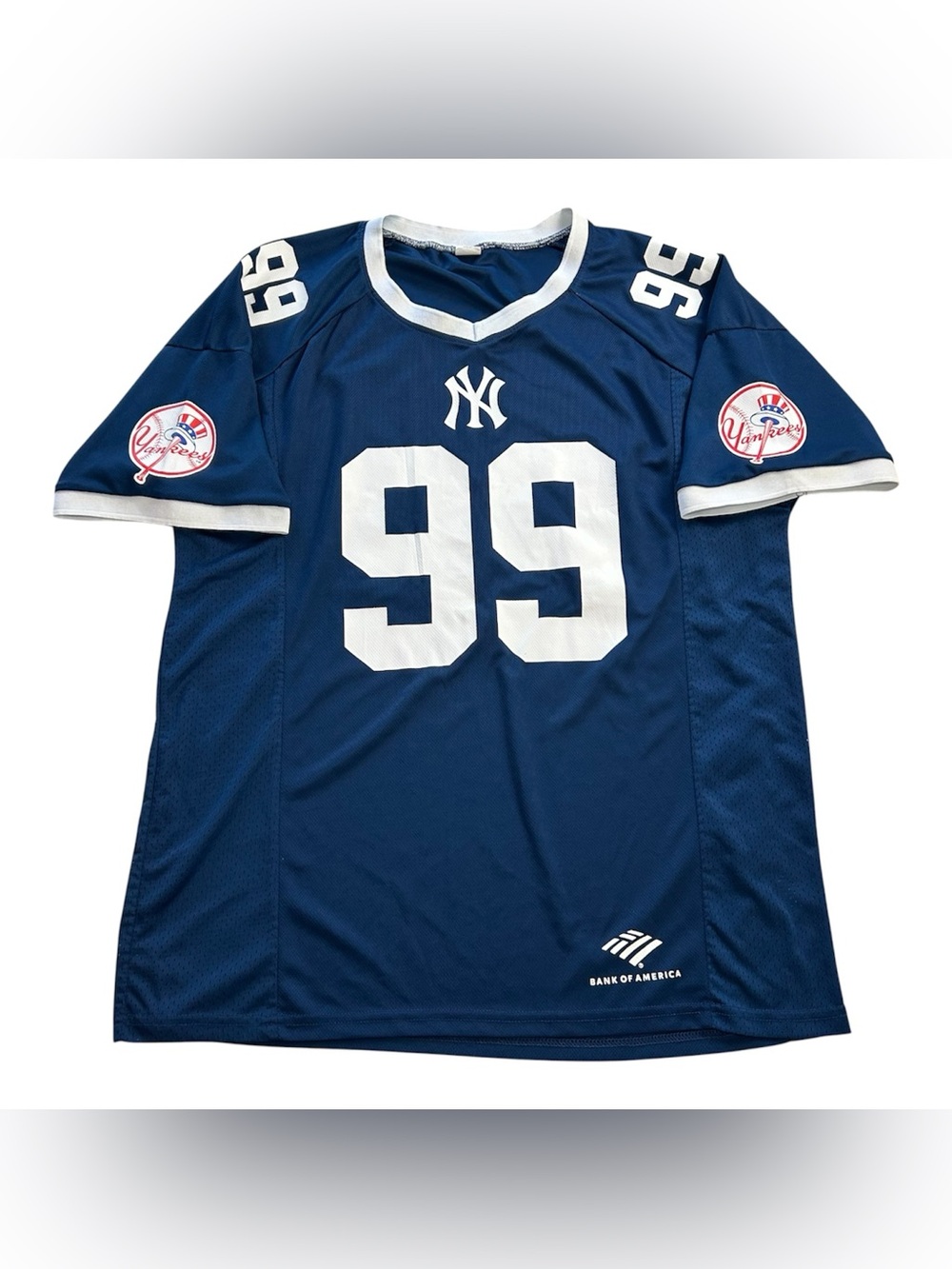 Aaron Judge New York Yankees Football Jersey #99 SGA 8/30 2024 Men Blue Adult XL